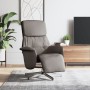 Recliner armchair with footrest in taupe gray fabric by , Armchairs - Ref: Foro24-356662, Price: 203,03 €, Discount: %