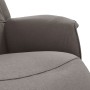 Sillón reclinable con reposapiés tela gris taupe de , Sillones - Ref: Foro24-356662, Precio: 203,03 €, Descuento: %