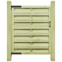 Puerta de valla madera de pino impregnada verde 100x125 cm de vidaXL, Puertas de jardín - Ref: Foro24-45316, Precio: 75,99 €,...