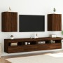 Wall-mounted TV furniture 2 units brown oak wood 40.5x30x60 cm by , TV Furniture - Ref: Foro24-836923, Price: 72,30 €, Discou...