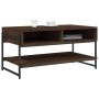 Mesa de centro madera contrachapada roble marrón 90x50x45 cm de , Mesas de centro - Ref: Foro24-838972, Precio: 47,64 €, Desc...