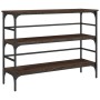 Oak brown engineered wood console table 100x32x75 cm by , Side tables - Ref: Foro24-839052, Price: 60,99 €, Discount: %