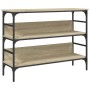 Mesa consola madera de ingeniería roble Sonoma 100x32x75 cm de , Mesas auxiliares - Ref: Foro24-839059, Precio: 60,99 €, Desc...