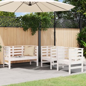 Garden furniture set 3 pieces solid white pine wood by , Garden sets - Ref: Foro24-825143, Price: 174,82 €, Discount: %