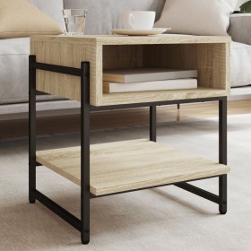 Sonoma oak engineered wood coffee table 40x40x45 cm by , Coffee table - Ref: Foro24-838964, Price: 35,57 €, Discount: %