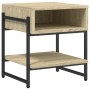 Mesa de centro madera de ingeniería roble Sonoma 40x40x45 cm de , Mesas de centro - Ref: Foro24-838964, Precio: 26,99 €, Desc...