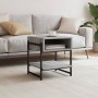 Sonoma gray engineered wood coffee table 40x40x45 cm by , Coffee table - Ref: Foro24-838966, Price: 33,36 €, Discount: %