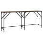 Mesa consola madera de ingeniería marrón roble 180x29x75 cm de , Mesas auxiliares - Ref: Foro24-837766, Precio: 52,88 €, Desc...