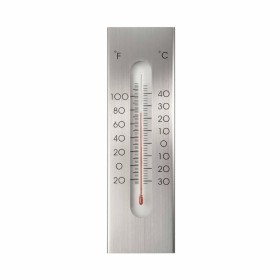 Nature Aluminum outdoor wall thermometer 7x1x23 cm by Nature, Forecasts and weather stations - Ref: Foro24-423524, Price: 20,...