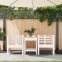 Garden chairs 2 pcs solid white pine wood 61.5x53x71 cm by , Garden chairs - Ref: Foro24-825129, Price: 106,71 €, Discount: %