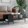 Mesa de centro con estante madera ingeniería negro 100x51x40 cm de , Mesas de centro - Ref: Foro24-837732, Precio: 35,83 €, D...