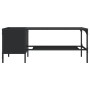 Mesa de centro con estante madera ingeniería negro 100x51x40 cm de , Mesas de centro - Ref: Foro24-837732, Precio: 35,83 €, D...