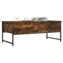 Mesa de centro madera ingeniería roble ahumado 101x49x39,5 cm de , Mesas de centro - Ref: Foro24-837739, Precio: 75,99 €, Des...