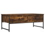 Mesa de centro madera ingeniería roble ahumado 101x49x39,5 cm de , Mesas de centro - Ref: Foro24-837739, Precio: 75,99 €, Des...