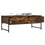 Mesa de centro madera ingeniería roble ahumado 101x49x39,5 cm de , Mesas de centro - Ref: Foro24-837739, Precio: 75,99 €, Des...