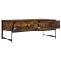 Mesa de centro madera ingeniería roble ahumado 101x49x39,5 cm de , Mesas de centro - Ref: Foro24-837739, Precio: 75,99 €, Des...