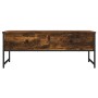 Mesa de centro madera ingeniería roble ahumado 101x49x39,5 cm de , Mesas de centro - Ref: Foro24-837739, Precio: 75,99 €, Des...