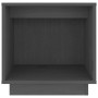 Mesita de noche de madera maciza de pino gris 40x30x40 cm de vidaXL, Mesitas de noche - Ref: Foro24-813339, Precio: 30,07 €, ...