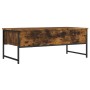 Mesa de centro madera ingeniería roble ahumado 101x49x39,5 cm de , Mesas de centro - Ref: Foro24-837739, Precio: 75,99 €, Des...