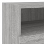 TV Wall Cabinets 5 Pieces Sonoma Gray Engineered Wood by , TV Furniture - Ref: Foro24-3216516, Price: 169,79 €, Discount: %