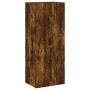 Wall TV cabinets 5 pieces engineered wood smoked oak by , TV Furniture - Ref: Foro24-3216493, Price: 259,35 €, Discount: %