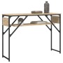 Console table shelf engineered wood Sonoma oak 105x30x75cm by , Side tables - Ref: Foro24-837793, Price: 39,36 €, Discount: %