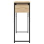 Mesa consola estante madera ingeniería roble Sonoma 105x30x75cm de , Mesas auxiliares - Ref: Foro24-837793, Precio: 39,36 €, ...