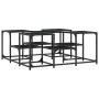 Mesa de centro madera de ingeniería negro 91x91x40 cm de , Mesas de centro - Ref: Foro24-839073, Precio: 56,72 €, Descuento: %