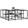 Mesa de centro madera de ingeniería negro 91x91x40 cm de , Mesas de centro - Ref: Foro24-839073, Precio: 56,72 €, Descuento: %