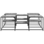 Mesa de centro madera de ingeniería gris Sonoma 121x121x40 cm de , Mesas de centro - Ref: Foro24-839071, Precio: 70,86 €, Des...