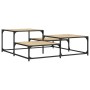 Mesa de centro madera de ingeniería roble Sonoma 107x107x40 cm de , Mesas de centro - Ref: Foro24-837753, Precio: 48,62 €, De...