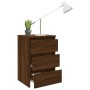 Nachttische 2 Stück braunes Eichensperrholz 40x35x62,5 cm von , Nachttische - Ref: Foro24-815176, Preis: 92,77 €, Rabatt: %