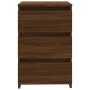 Mesitas de noche 2 uds contrachapado roble marrón 40x35x62,5 cm de , Mesitas de noche - Ref: Foro24-815176, Precio: 88,74 €, ...