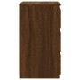 Mesitas de noche 2 uds contrachapado roble marrón 40x35x62,5 cm de , Mesitas de noche - Ref: Foro24-815176, Precio: 88,74 €, ...