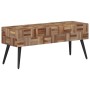 Solid recycled teak bench 110x35x45 cm by , Banks - Ref: Foro24-358523, Price: 132,13 €, Discount: %