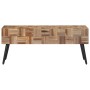 Solid recycled teak bench 110x35x45 cm by , Banks - Ref: Foro24-358523, Price: 132,13 €, Discount: %