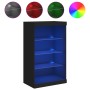 Sideboard with LED lights black 60.5x37x100 cm by , Sideboards - Ref: Foro24-836708, Price: 71,72 €, Discount: %