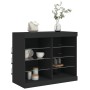 Sideboard with LED lights black 81x37x67 cm by , Sideboards - Ref: Foro24-836701, Price: 89,50 €, Discount: %