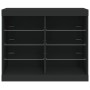 Aparador con luces LED negro 81x37x67 cm de , Aparadores - Ref: Foro24-836701, Precio: 89,50 €, Descuento: %