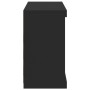 Aparador con luces LED negro 81x37x67 cm de , Aparadores - Ref: Foro24-836701, Precio: 89,50 €, Descuento: %