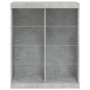 Concrete gray sideboard with LED lights 81x37x100 cm by , Sideboards - Ref: Foro24-836717, Price: 85,40 €, Discount: %