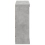 Concrete gray sideboard with LED lights 81x37x100 cm by , Sideboards - Ref: Foro24-836717, Price: 85,40 €, Discount: %