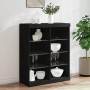 Sideboard with LED lights black 81x37x100 cm by , Sideboards - Ref: Foro24-836715, Price: 105,52 €, Discount: %