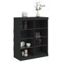 Sideboard with LED lights black 81x37x100 cm by , Sideboards - Ref: Foro24-836715, Price: 105,52 €, Discount: %