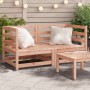 Garden corner sofas 2 pcs solid wood Douglas 70x70x67cm by , Modular outdoor sofas - Ref: Foro24-837912, Price: 121,41 €, Dis...