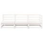 3-seater garden sofa in solid white pine wood by , Modular outdoor sofas - Ref: Foro24-837950, Price: 154,57 €, Discount: %