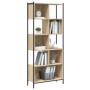 Sonoma oak engineered wood shelf 72x28x172 cm by , Bookcases and shelves - Ref: Foro24-3213653, Price: 95,08 €, Discount: %