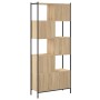 Sonoma oak engineered wood shelf 72x28x172 cm by , Bookcases and shelves - Ref: Foro24-3213653, Price: 95,08 €, Discount: %