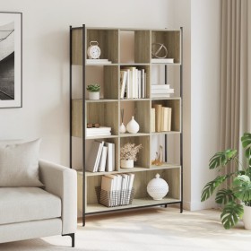 Regal aus Sonoma-Eichenholzwerkstoff, 102 x 28 x 172 cm von , Bücherregale und Regale - Ref: Foro24-3213658, Preis: 141,99 €,...