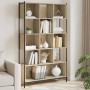 Regal aus Sonoma-Eichenholzwerkstoff, 102 x 28 x 172 cm von , Bücherregale und Regale - Ref: Foro24-3213658, Preis: 131,12 €,...